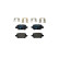 Kit de plaquettes de frein, frein à disque 8DB 355 024-911 Hella