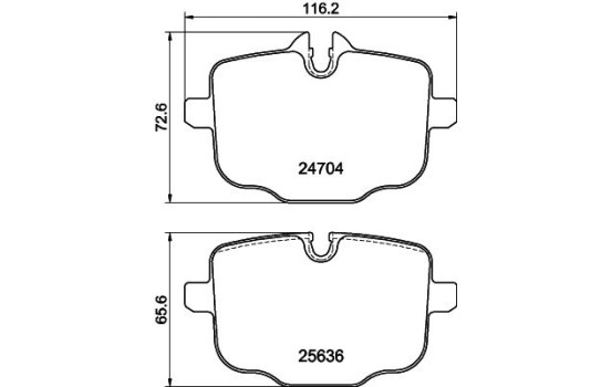 Kit de plaquettes de frein, frein à disque 8DB 355 024-921 Hella, Image 4