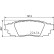 Kit de plaquettes de frein, frein à disque 8DB 355 025-121 Hella, Vignette 4