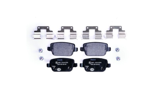 Kit de plaquettes de frein, frein à disque 8DB 355 025-351 Hella
