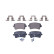 Kit de plaquettes de frein, frein à disque 8DB 355 025-391 Hella, Vignette 2