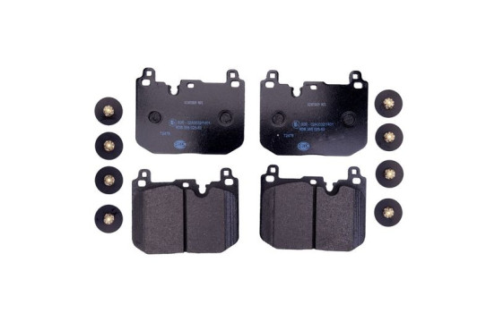 Kit de plaquettes de frein, frein à disque 8DB 355 025-621 Hella