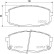 Kit de plaquettes de frein, frein à disque 8DB 355 025-791 Hella, Vignette 4