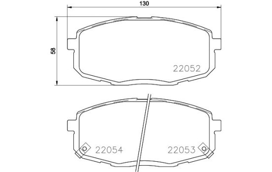 Kit de plaquettes de frein, frein à disque 8DB 355 025-791 Hella, Image 4
