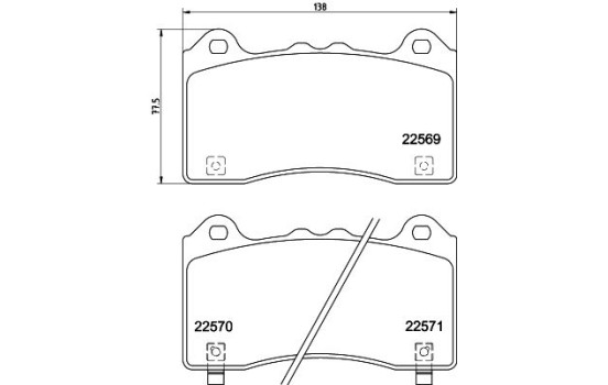 Kit de plaquettes de frein, frein à disque 8DB 355 025-831 Hella, Image 4