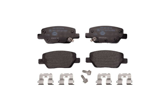 Kit de plaquettes de frein, frein à disque 8DB 355 025-861 Hella