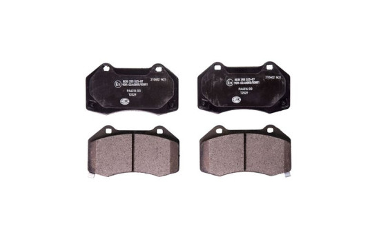 Kit de plaquettes de frein, frein à disque 8DB 355 025-871 Hella