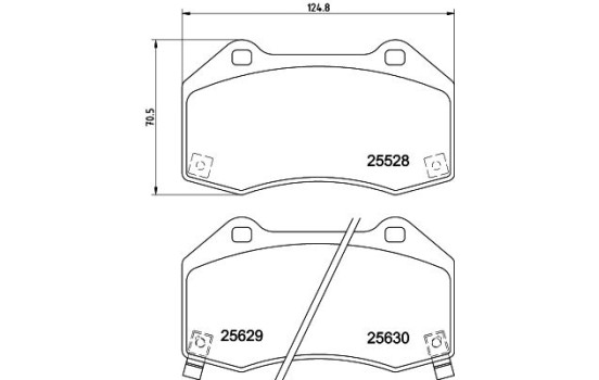 Kit de plaquettes de frein, frein à disque 8DB 355 025-871 Hella, Image 4