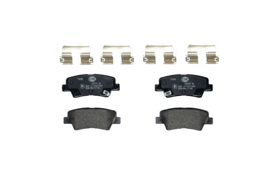 Kit de plaquettes de frein, frein à disque 8DB 355 031-821 Hella