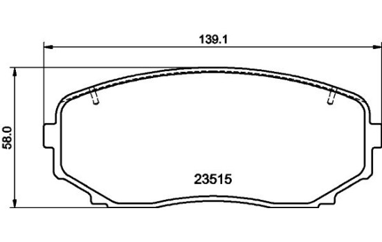 Kit de plaquettes de frein, frein à disque 8DB 355 032-941 Hella, Image 4