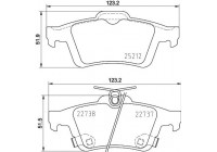 Kit de plaquettes de frein, frein à disque 8DB 355 037-661 Hella