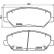 Kit de plaquettes de frein, frein à disque 8DB 355 037-881 Hella