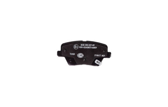 Kit de plaquettes de frein, frein à disque 8DB 355 037-891 Hella, Image 2