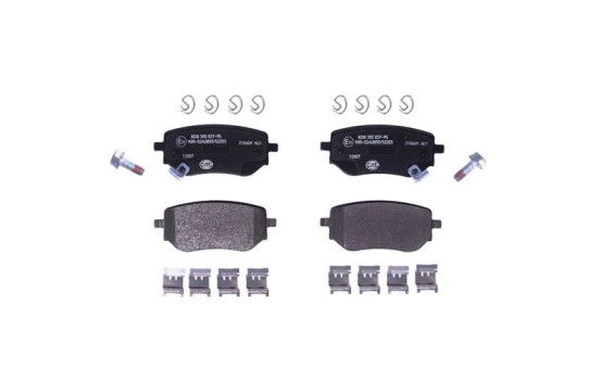 Kit de plaquettes de frein, frein à disque 8DB 355 037-951 Hella