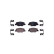 Kit de plaquettes de frein, frein à disque 8DB 355 039-061 Hella