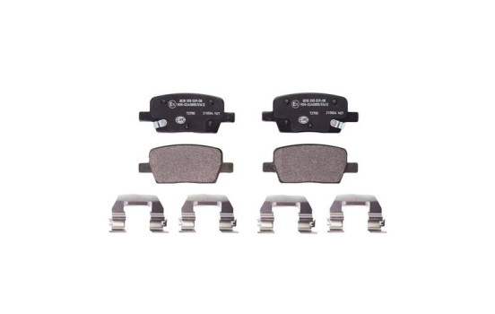 Kit de plaquettes de frein, frein à disque 8DB 355 039-081 Hella