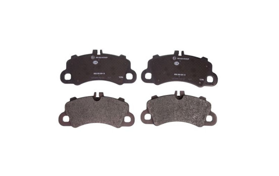 Kit de plaquettes de frein, frein à disque 8DB 355 039-101 Hella
