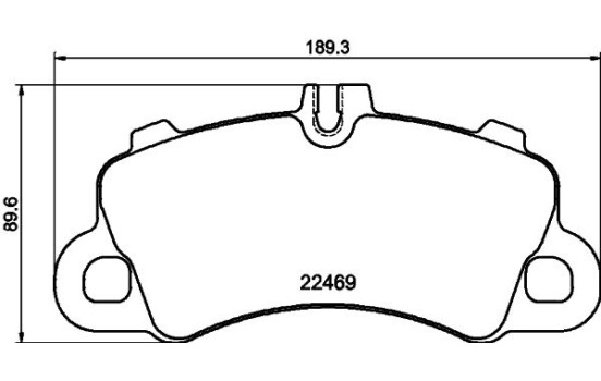 Kit de plaquettes de frein, frein à disque 8DB 355 039-101 Hella, Image 4