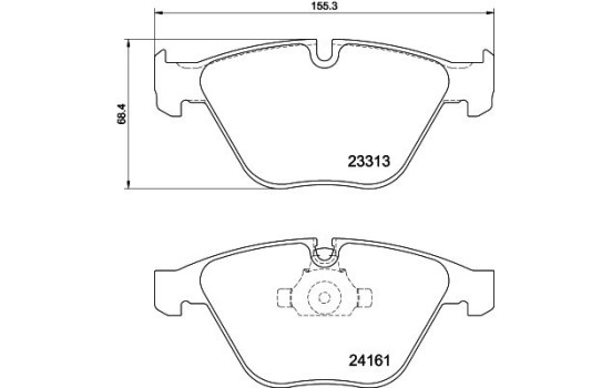 Kit de plaquettes de frein, frein à disque 8DB 355 039-241 Hella, Image 4