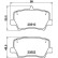 Kit de plaquettes de frein, frein à disque 8DB 355 039-391 Hella