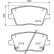 Kit de plaquettes de frein, frein à disque 8DB 355 039-431 Hella