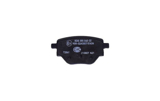 Kit de plaquettes de frein, frein à disque 8DB 355 040-321 Hella, Image 2