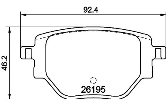 Kit de plaquettes de frein, frein à disque 8DB 355 040-321 Hella, Image 4