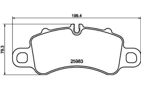 Kit de plaquettes de frein, frein à disque 8DB 355 040-771 Hella, Image 4