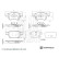 Kit de plaquettes de frein, frein à disque ADBP420032 Blue Print, Vignette 2