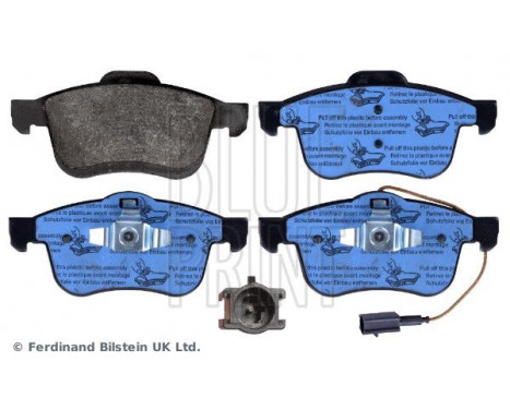 Kit de plaquettes de frein, frein à disque ADL144215 Blue Print, Image 2