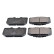 Kit de plaquettes de frein, frein à disque ADS74225 Blue Print
