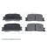 Kit de plaquettes de frein, frein à disque ADT342129 Blue Print, Vignette 2