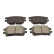 Kit de plaquettes de frein, frein à disque ADT342158 Blue Print