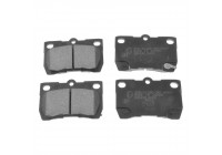 Kit de plaquettes de frein, frein à disque ADT342178 Blue Print