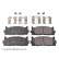 Kit de plaquettes de frein, frein à disque ADT342189 Blue Print, Vignette 3