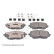Kit de plaquettes de frein, frein à disque ADT342223 Blue Print, Vignette 2