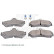 Kit de plaquettes de frein, frein à disque ADT342226 Blue Print, Vignette 2