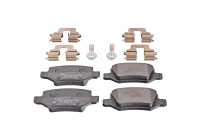 Kit de plaquettes de frein, frein à disque ADU174209 Blue Print