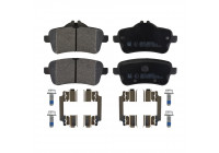 Kit de plaquettes de frein, frein à disque ADU174216 Blue Print