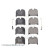 Kit de plaquettes de frein, frein à disque ADU174257 Blue Print, Vignette 3
