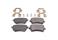 Kit de plaquettes de frein, frein à disque ADV184228 Blue Print