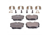 Kit de plaquettes de frein, frein à disque ADV184237 Blue Print