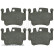 Kit de plaquettes de frein, frein à disque ADV184295 Blue Print, Vignette 2