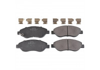 Kit de plaquettes de frein, frein à disque ADZ94235 Blue Print