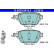 Kit de plaquettes de frein, frein à disque ATE Ceramic 13.0470-2616.2, Vignette 2