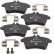 Kit de plaquettes de frein, frein à disque ATE Ceramic 13.0470-2708.2