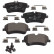 Kit de plaquettes de frein, frein à disque ATE Ceramic 13.0470-2726.2