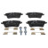 Kit de plaquettes de frein, frein à disque ATE Ceramic 13.0470-2726.2, Vignette 4