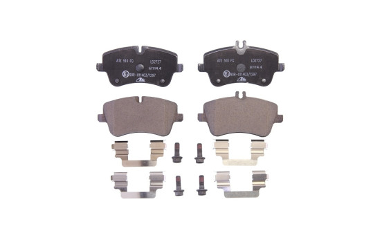Kit de plaquettes de frein, frein à disque ATE Ceramic 13.0470-2727.2