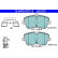 Kit de plaquettes de frein, frein à disque ATE Ceramic 13.0470-2727.2, Vignette 3